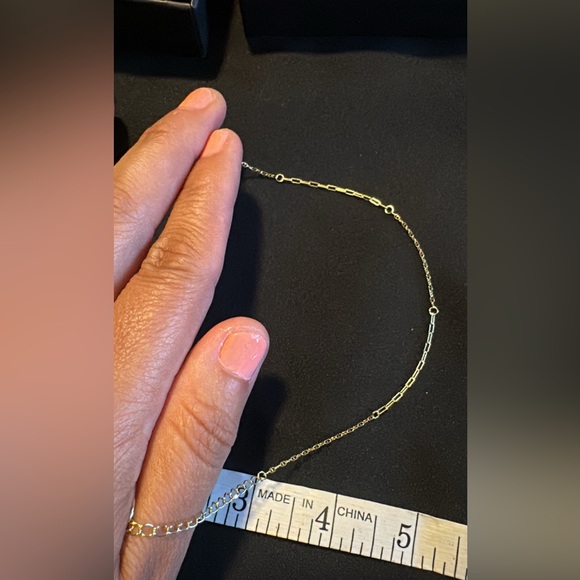 Ankle Bracelet Silver and Gold - Picture 4 of 6